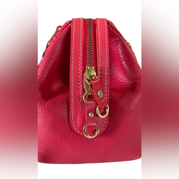 🎉Poshiversary SALE🎉 Samantha Thavasa Deluxe Red Leather Boston Doctors Bag - Picture 6 of 17